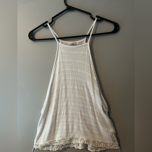 Cute cover up tank up- white in color! - Picture 2 of 2